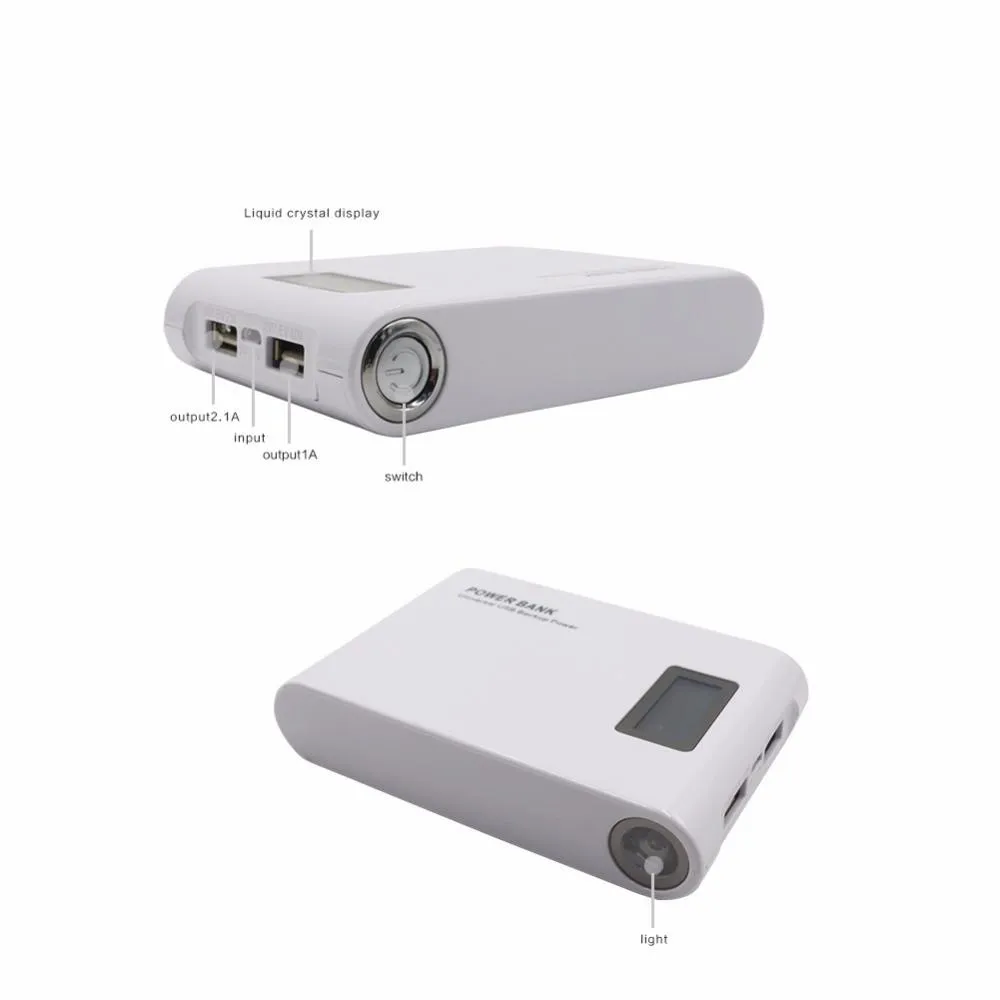 12,000mAh Safe External Battery PowerBank and Flashlight