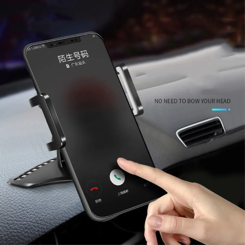 3 in 1 Car GPS Smartphone Holder: Dashboard / Visor Clamp   AC Grid Clip for Asus ZenFone AR LTE-A NA ZS571KL - Black