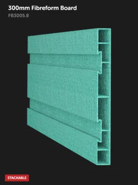 300mm Fibre-Form Con-Form Board 5.8m