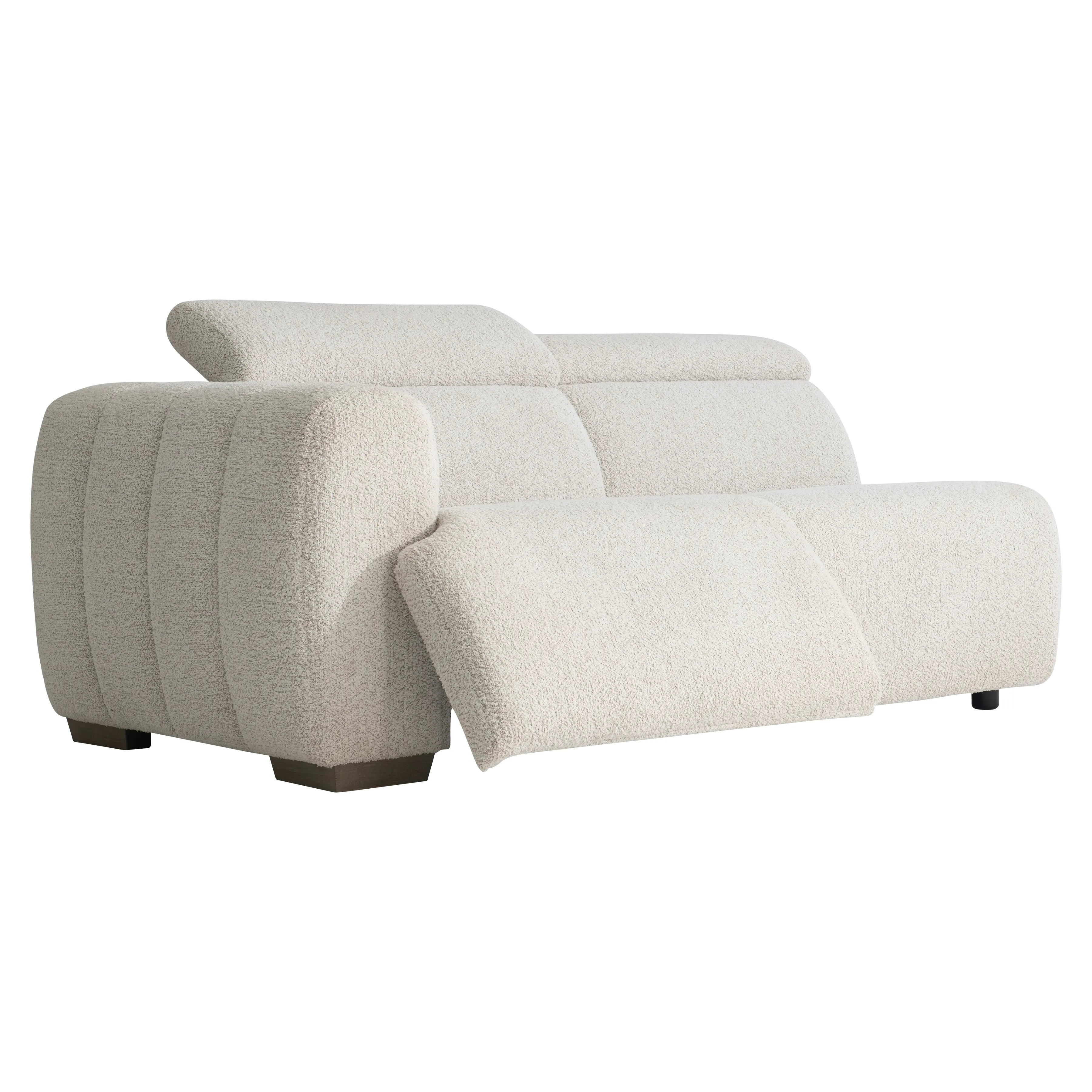 Aldo Fabric Left Arm Power Motion Loveseat