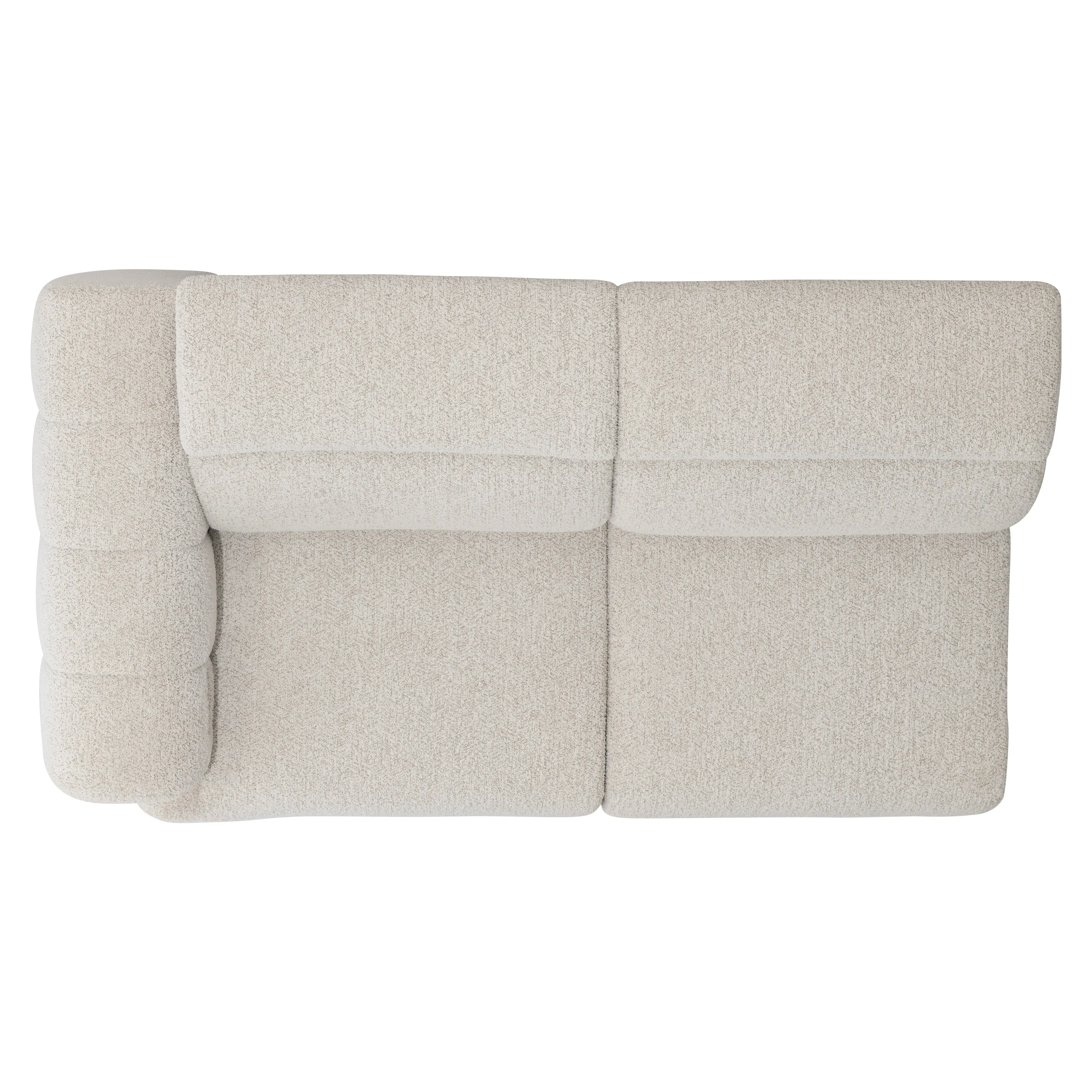 Aldo Fabric Left Arm Power Motion Loveseat