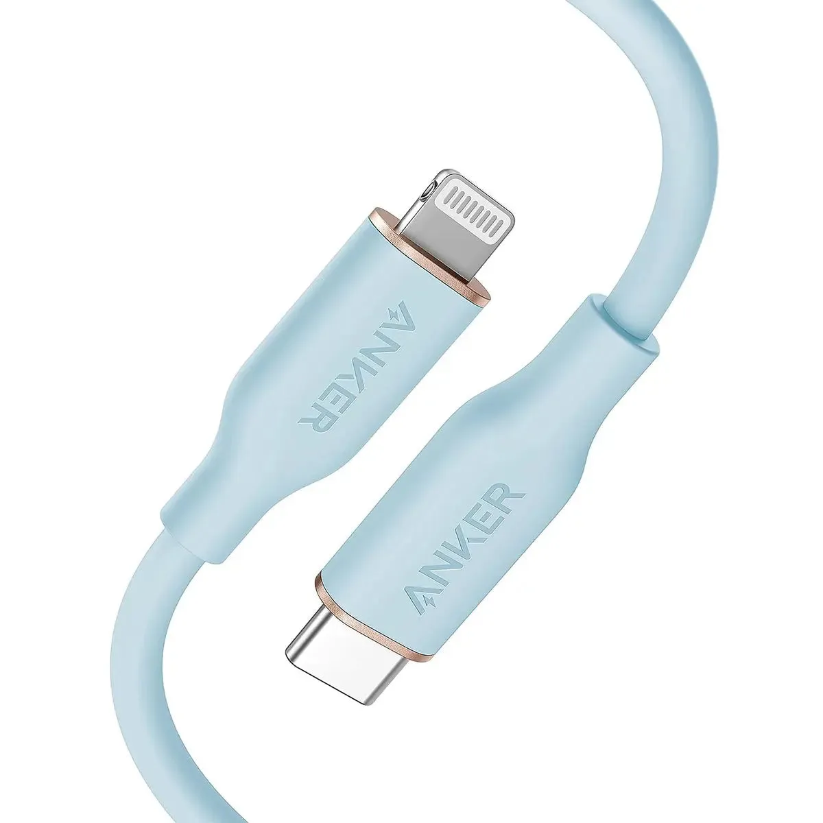 Anker 641 PowerLine III Flow USB C to Lightning Cable 3ft/0.9m 100W Cable A8662