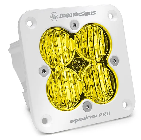 Baja Designs Squadron Pro White Flush Mount LED Auxiliary Light Pod
