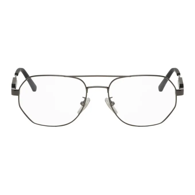 Balenciaga Gunmetal Aviator Demo Tag Smart Glasses