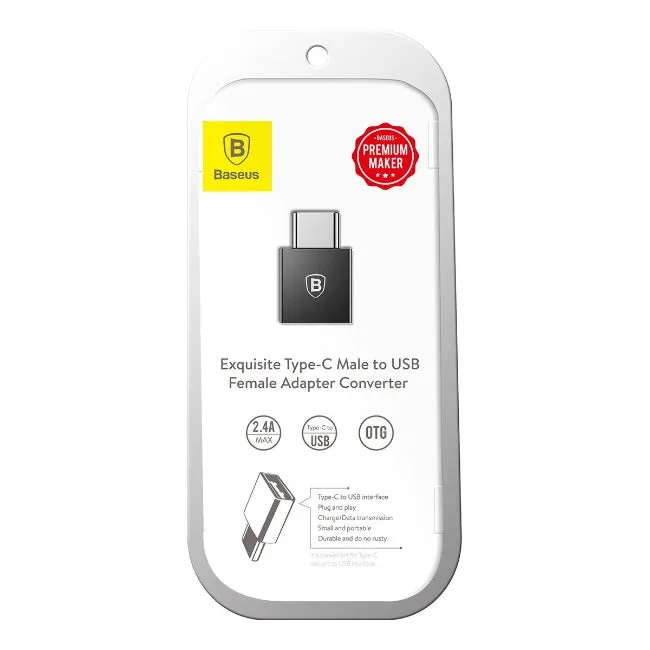 Baseus Exquisite Type-C Male to USB Female OTG Adapter Converter