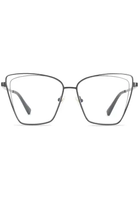 Becky III Blue Light Glasses in Matte Black