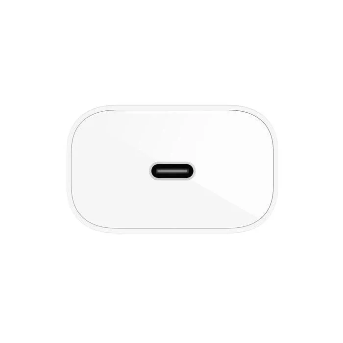 Belkin 25W USB C PD Wall Charger Fast & Efficient Charging - White