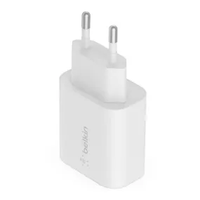 Belkin 25W USB C PD Wall Charger Fast & Efficient Charging - White