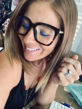 BELLA  tortoise   blue light technology lens