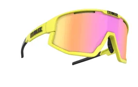 Bliz Fusion Sport Sunglasses (Brown w Purple/Matt Yellow)