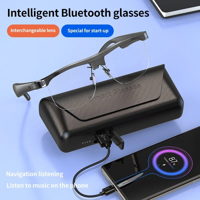 Bluetooth Smart Glasses with Headphones