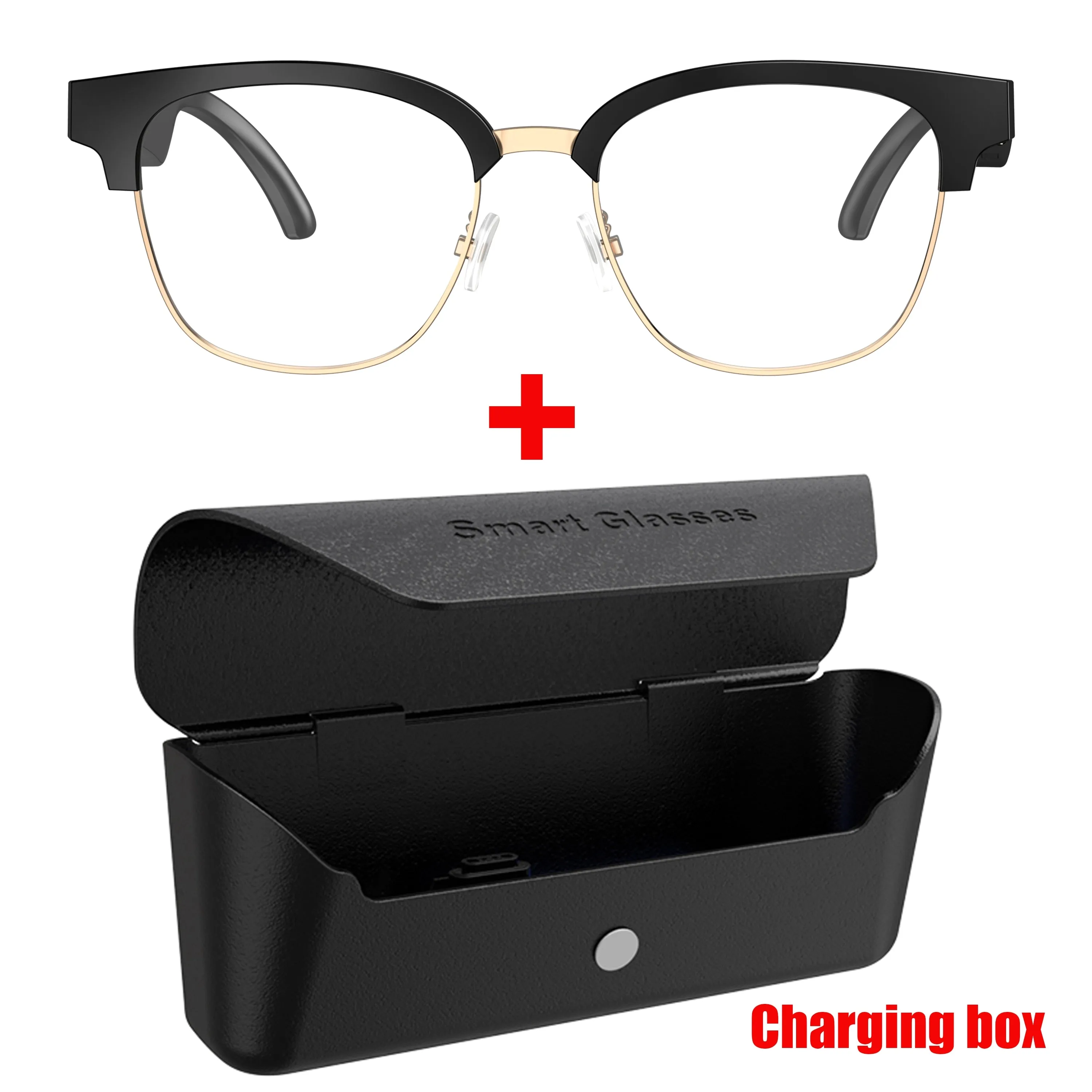 Bluetooth Smart Glasses with Headphones
