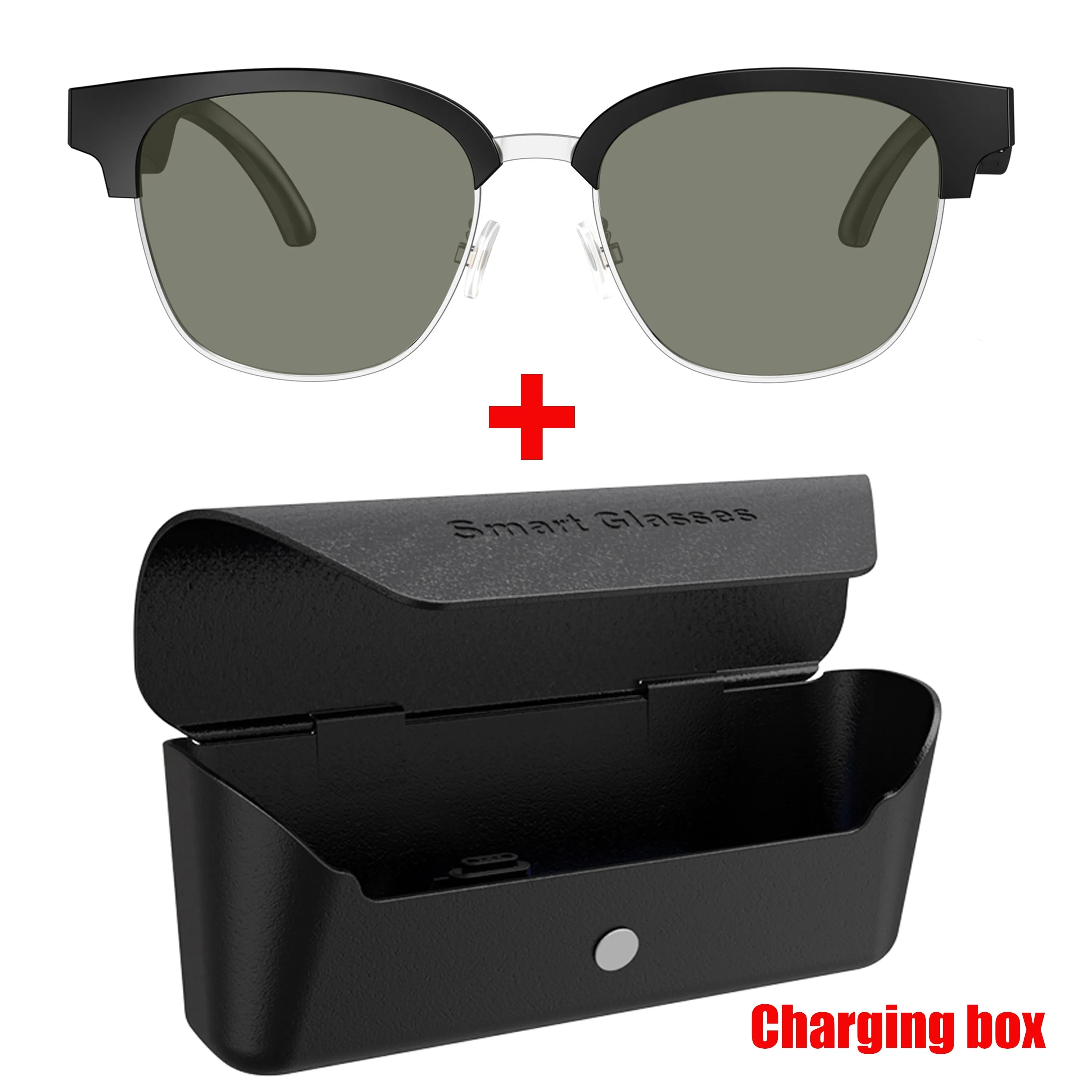 Bluetooth Smart Glasses with Headphones