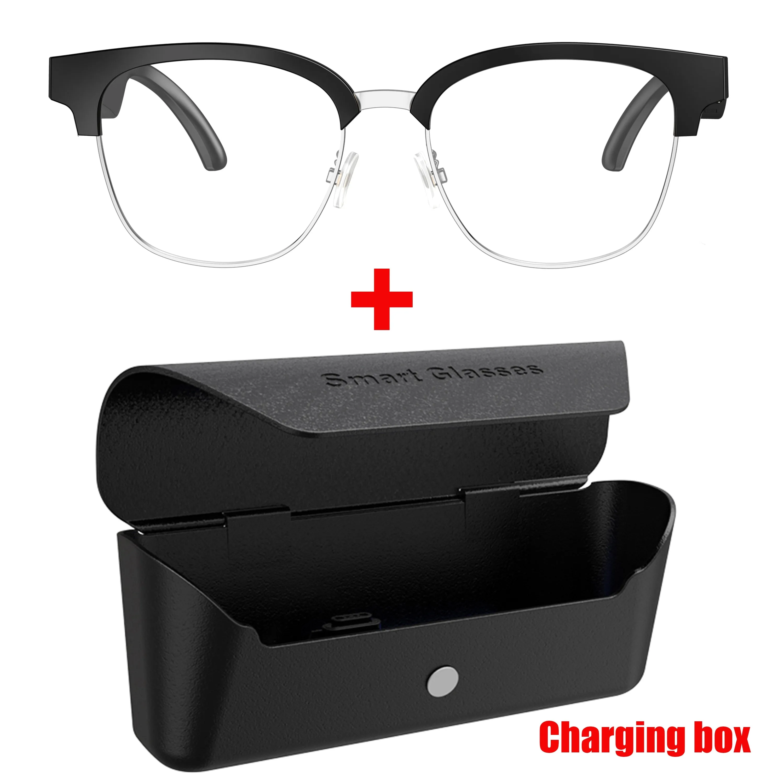 Bluetooth Smart Glasses with Headphones
