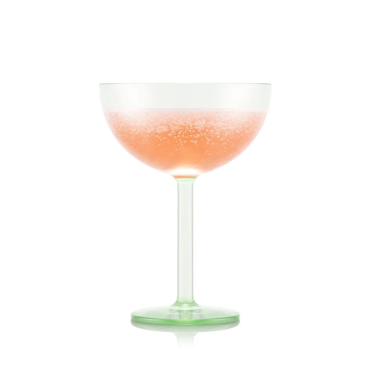 Bodum Oktett Champagne Coupe Glasses 4 Pcs. 0.28 L, Pistachio