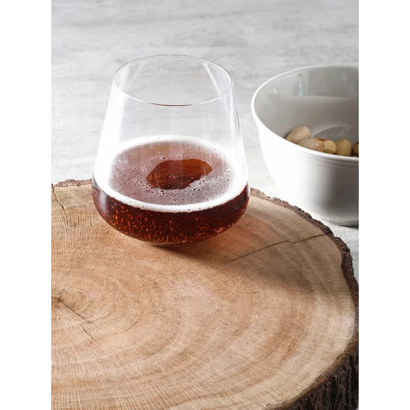 Bohemia Sandra Whiskey Glass Clear Lead Free Crystal Glassware | Set of 6 | 3 x 4 inches | 290ml
