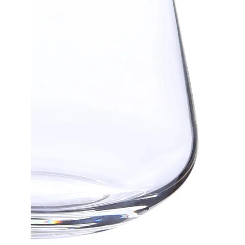 Bohemia Sandra Whiskey Glass Clear Lead Free Crystal Glassware | Set of 6 | 3 x 4 inches | 290ml