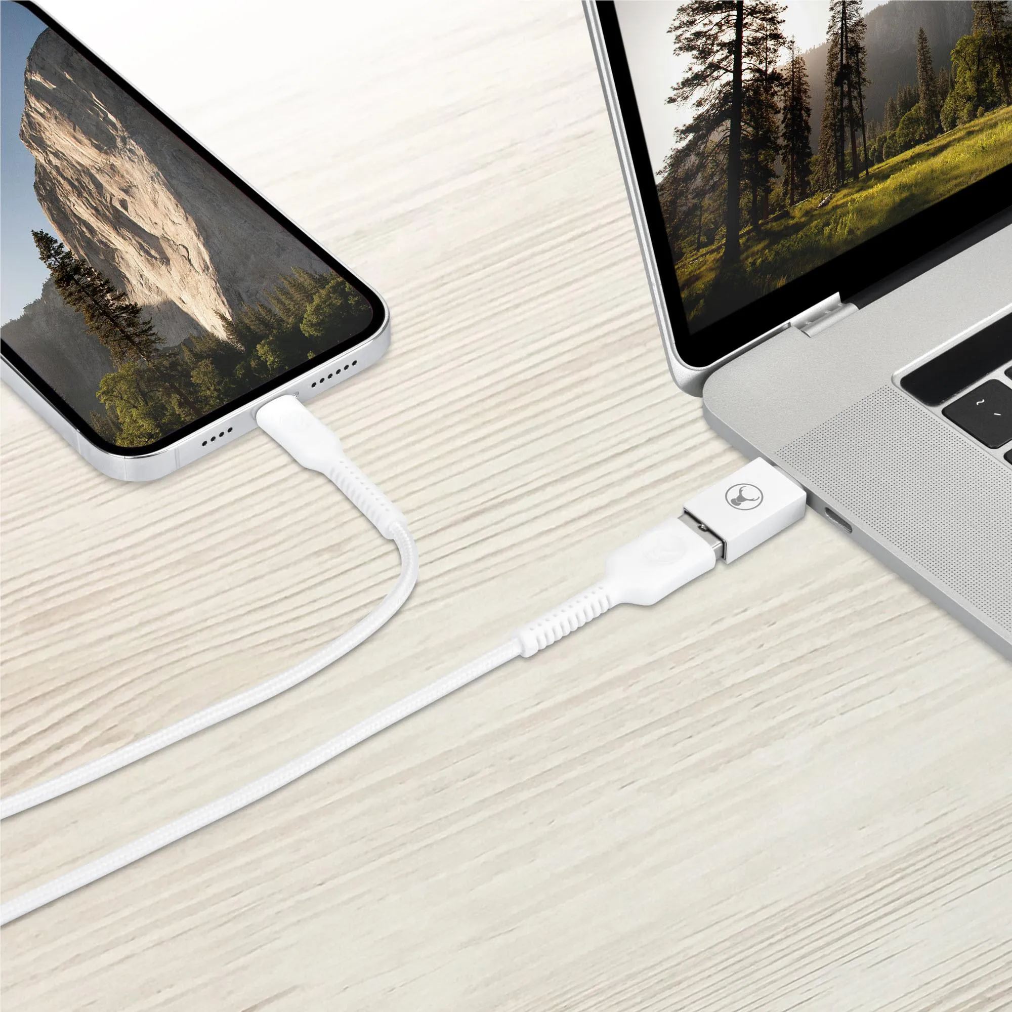 Bonelk USB-C TO USB-A 3.0 Adapter (White)