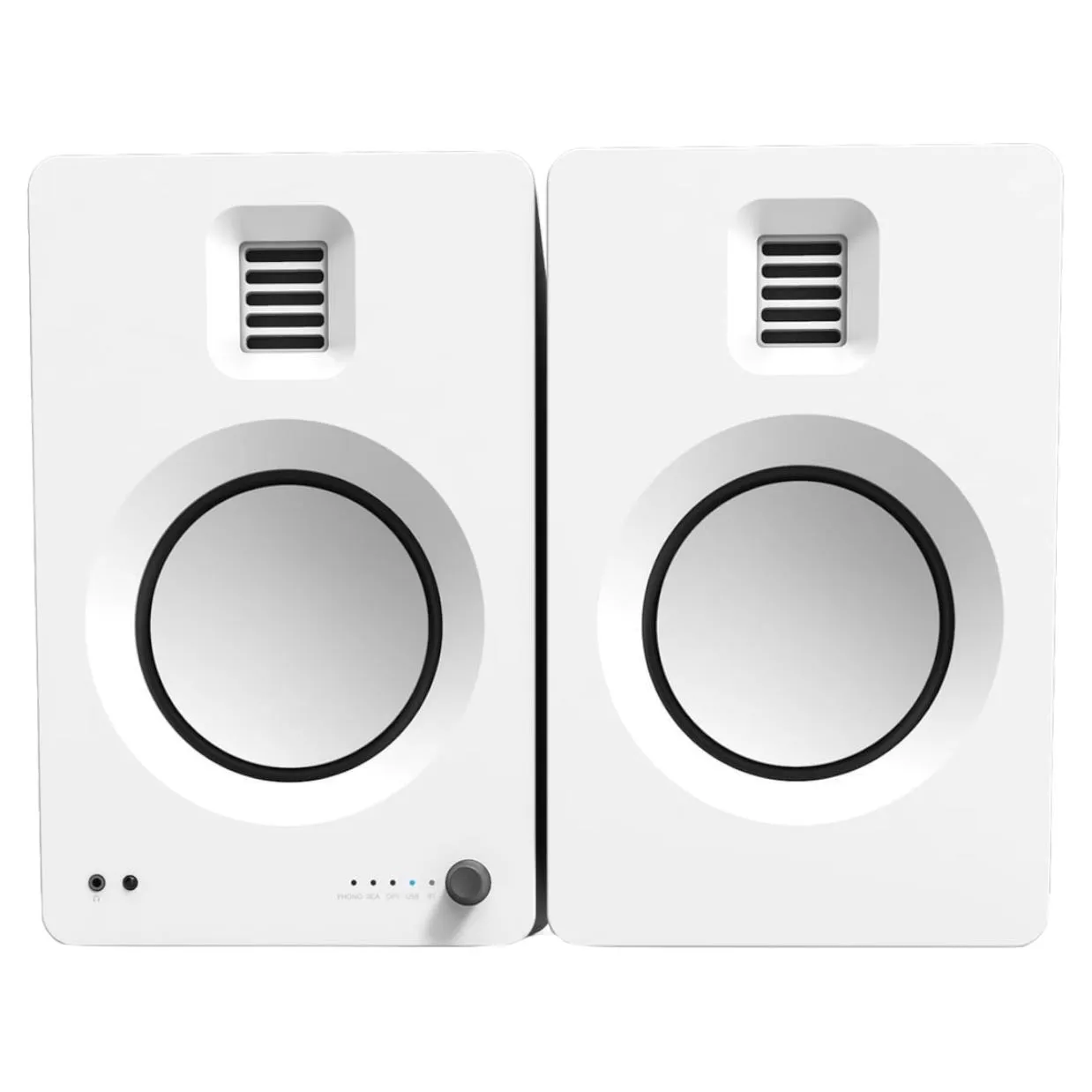 Bookshelf speakers Kanto TUK Premium with stands SE6, 2 pcs, white