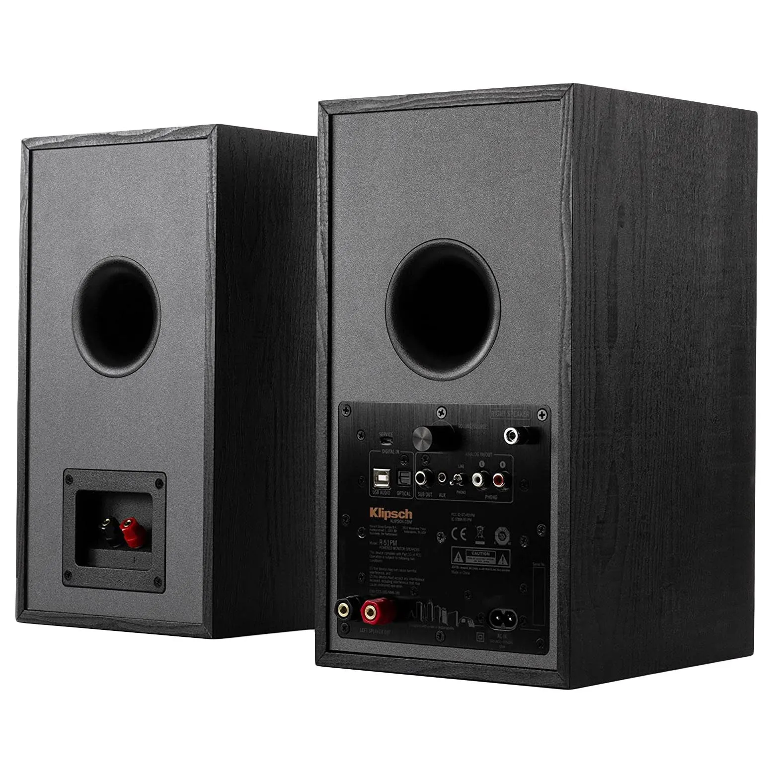 Bookshelf speakers Klipsch Reference R-51PM, 2 pcs., black