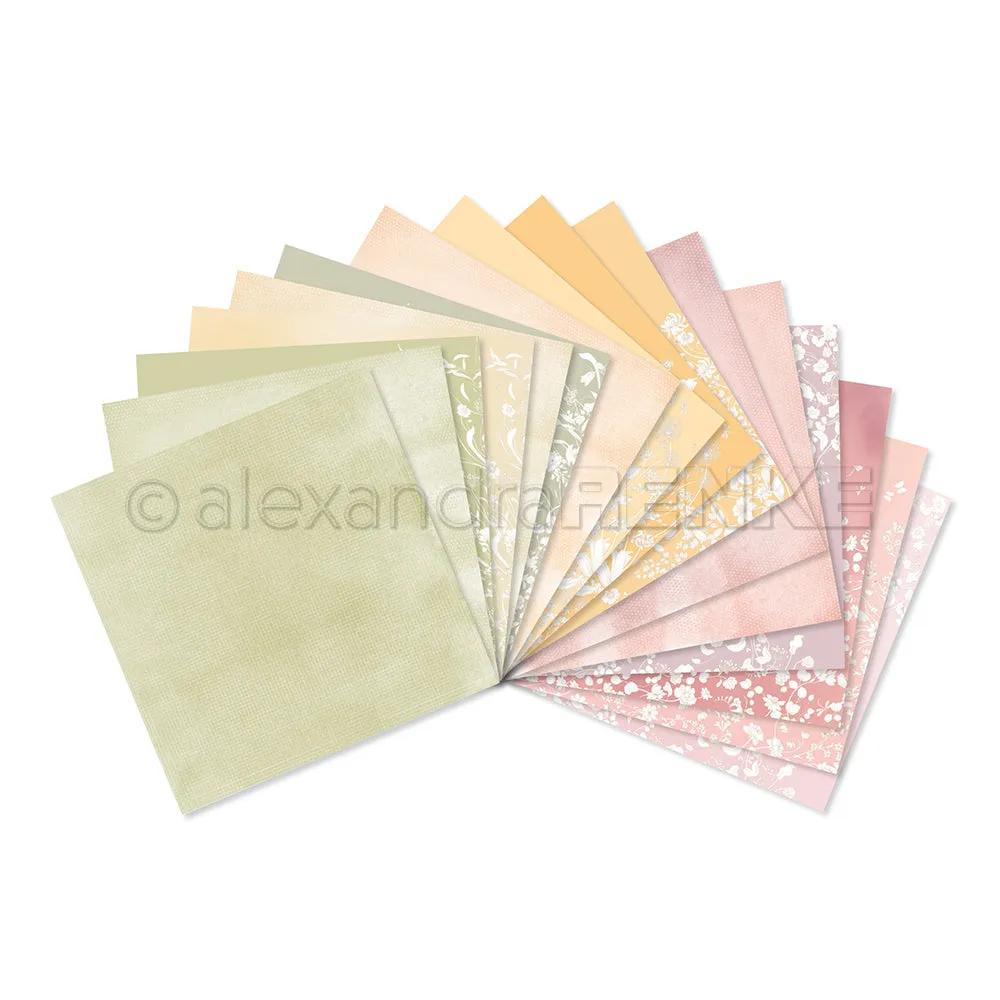 Bundle Designpapiere 'Blumenvariationen' 200g/m²