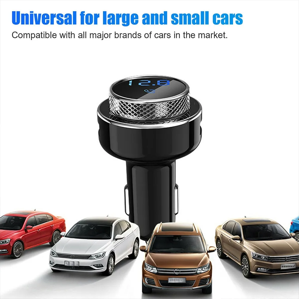Car Bluetooth-compatible 5.0 Fm  Transmitter Lossless Usb Charger