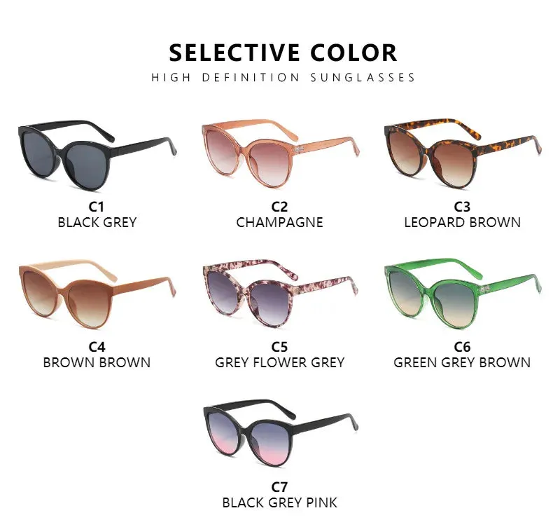 Cat Eye Sunglasses Sunglasses Outdoor Driving Sunshade Decoration Oversize Frame Glasses UV Protection