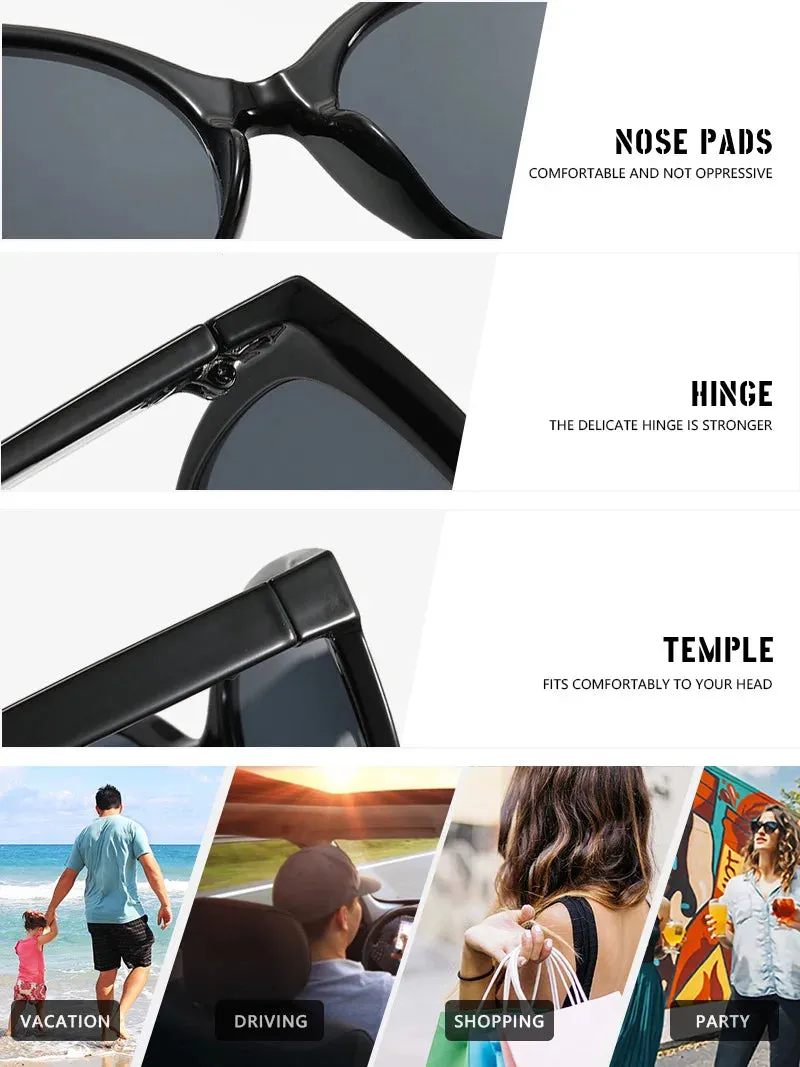 Cat Eye Sunglasses Sunglasses Outdoor Driving Sunshade Decoration Oversize Frame Glasses UV Protection