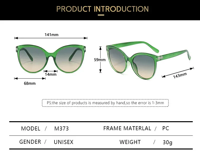 Cat Eye Sunglasses Sunglasses Outdoor Driving Sunshade Decoration Oversize Frame Glasses UV Protection