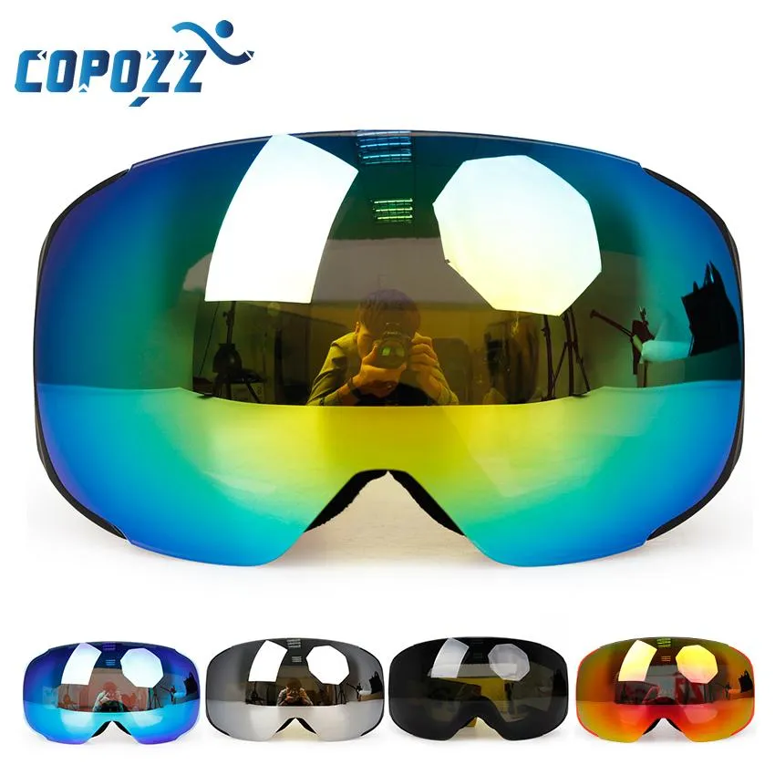 COPOZZ Magnetic Lens Ski Snowboard Goggles