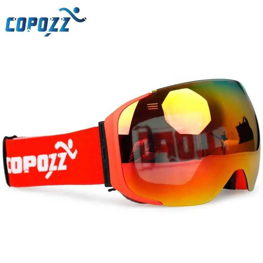 COPOZZ Magnetic Lens Ski Snowboard Goggles