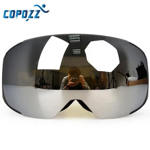 COPOZZ Magnetic Lens Ski Snowboard Goggles