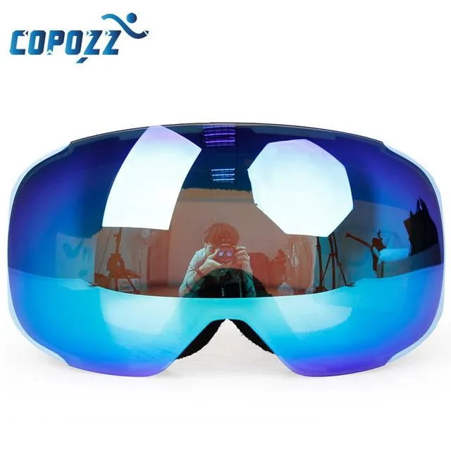 COPOZZ Magnetic Lens Ski Snowboard Goggles