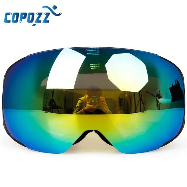 COPOZZ Magnetic Lens Ski Snowboard Goggles