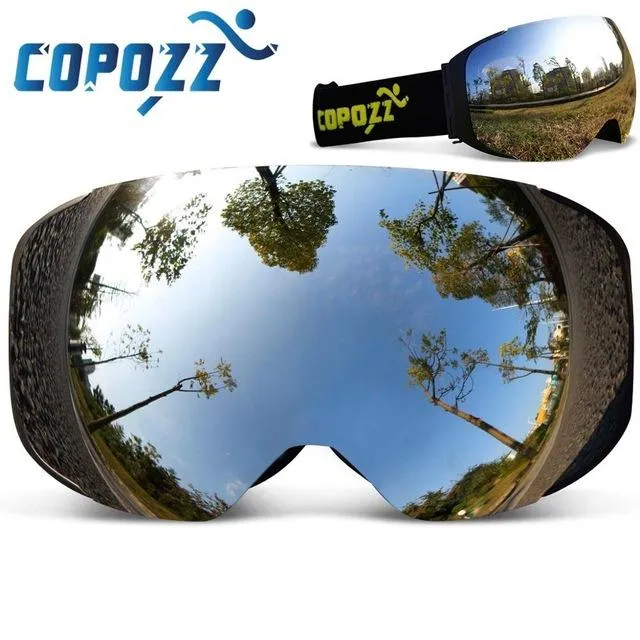 COPOZZ Ski Snowboard Magnetic Lens Goggles Interchangeable GOG-2181