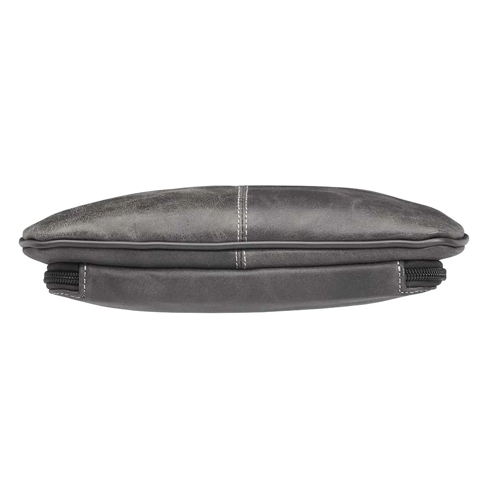 Crossbody Flat Sac, Distressed Buffalo