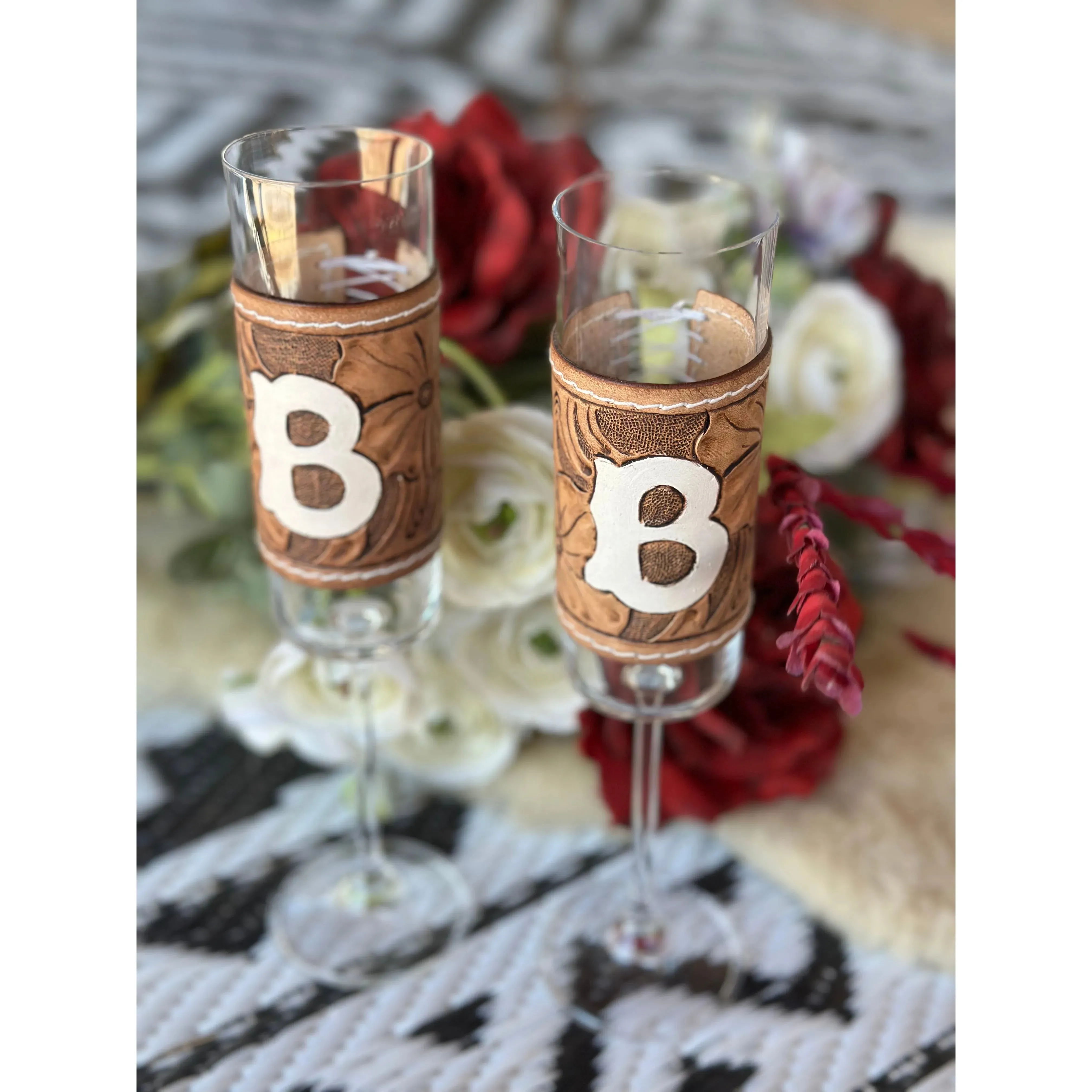 Custom Wedding Stemware