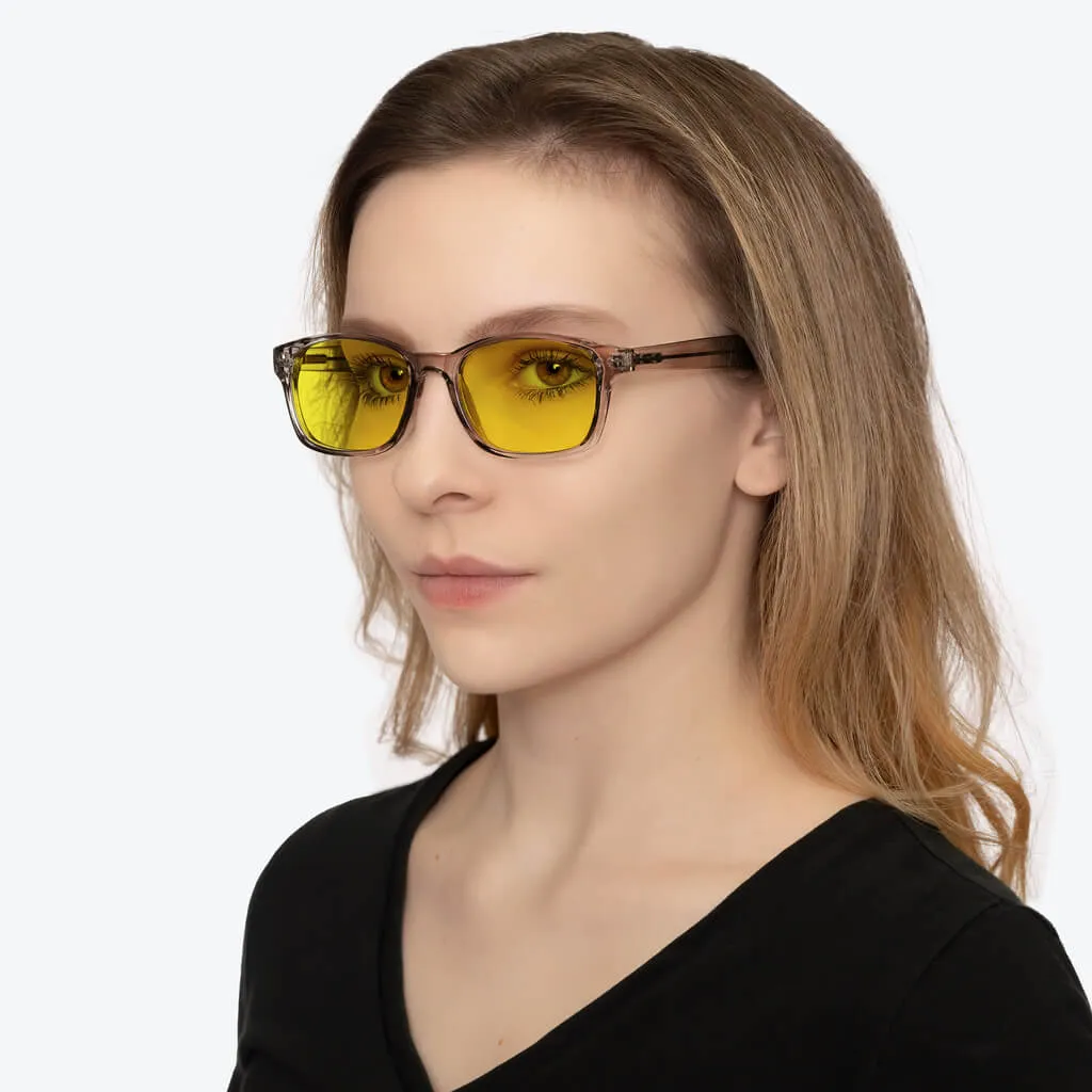 DayMax Wayfarer Glasses - Pearl Grey - Readers