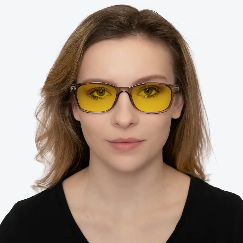 DayMax Wayfarer Glasses - Pearl Grey - Readers
