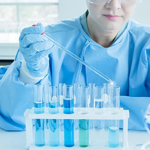 Depepe 30pcs 25ml Glass Test Tubes With Cork Stoppers