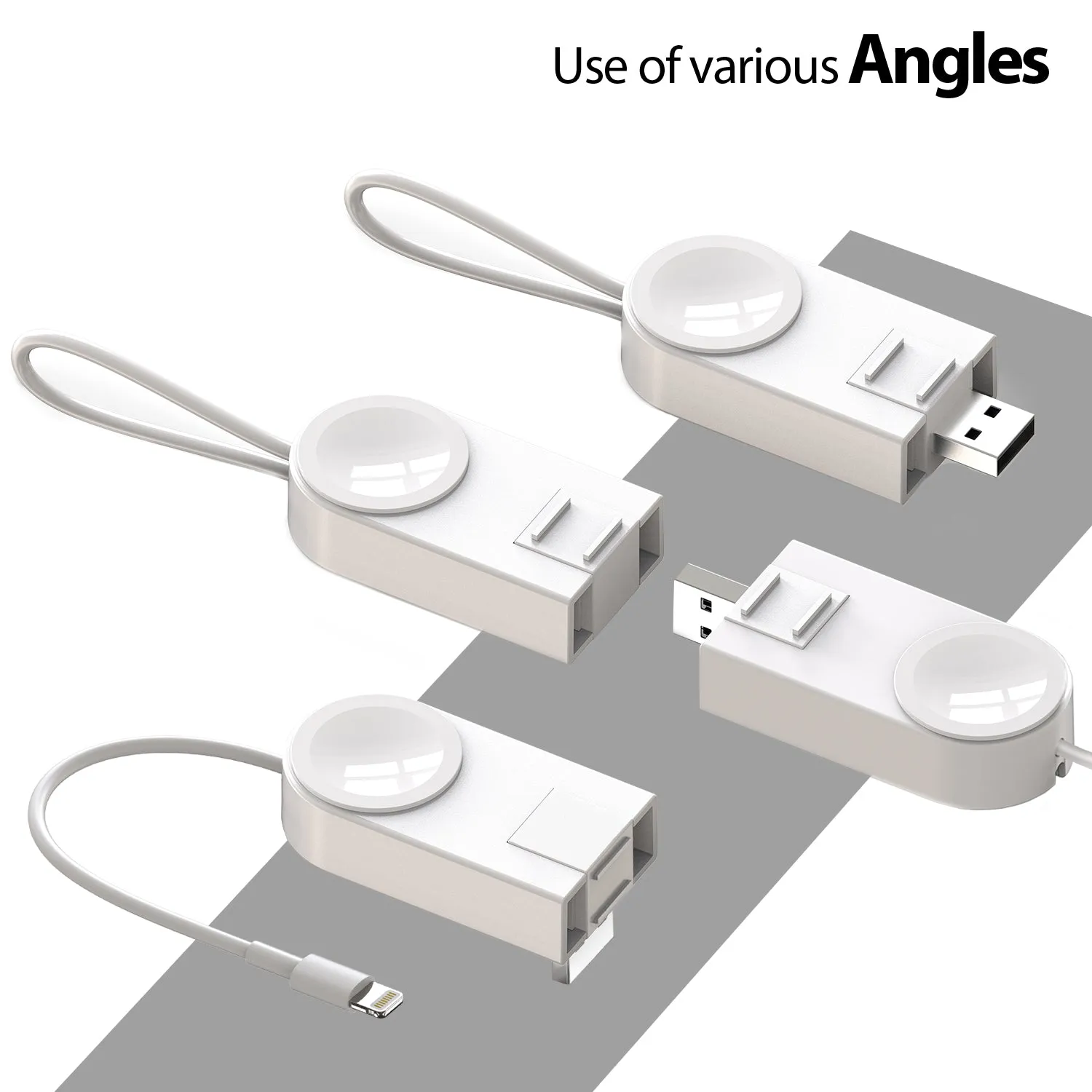 [Dome Charger] Apple Watch Portable 2 in 1 Charger Cable
