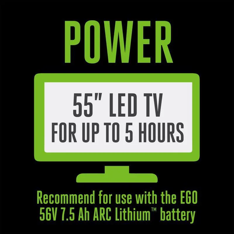 EGO Power  Nexus Escape 400 W 120 V Battery Portable Power Station Tool Only PAD5000