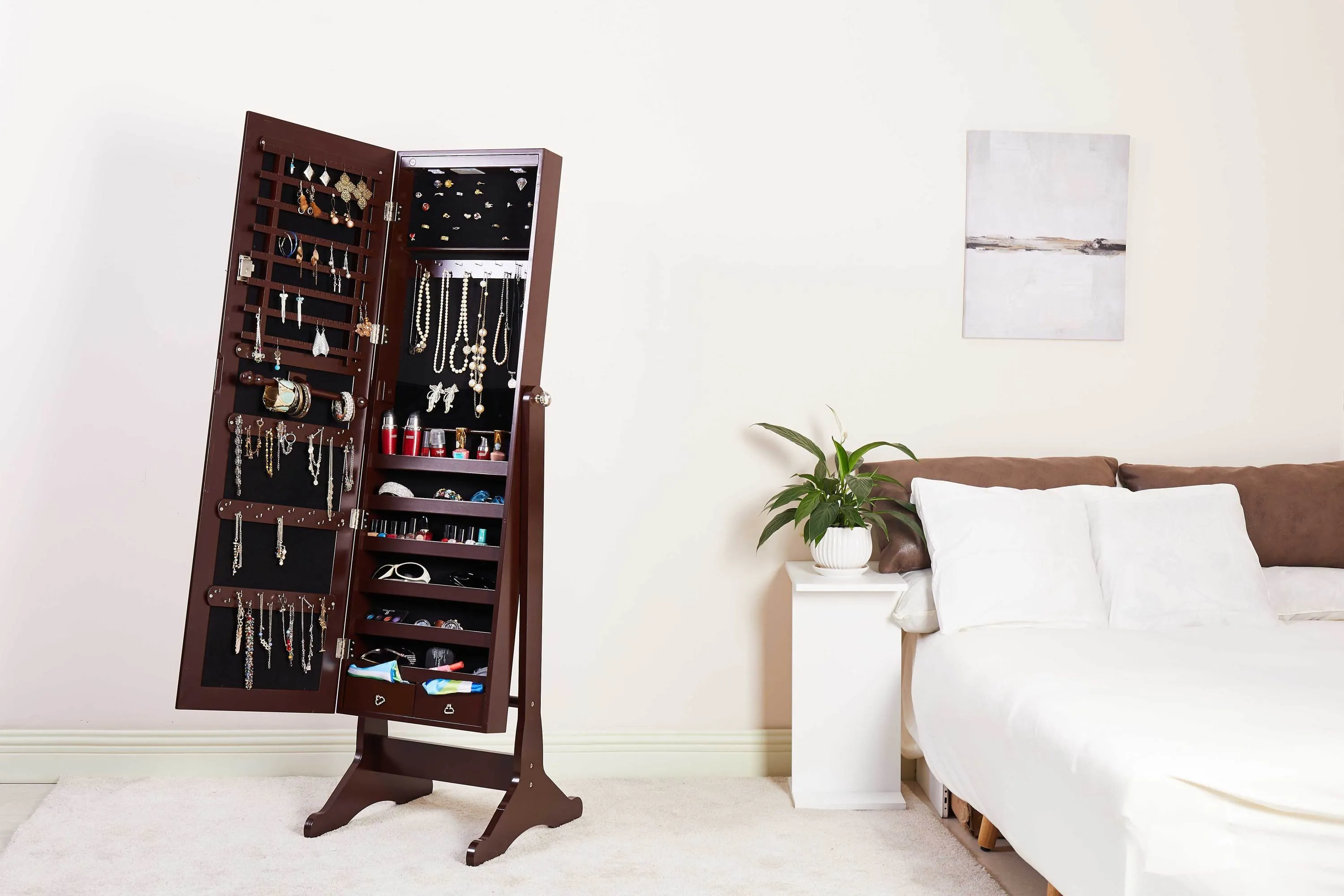 EleganceGlow Jewelry Cabinet