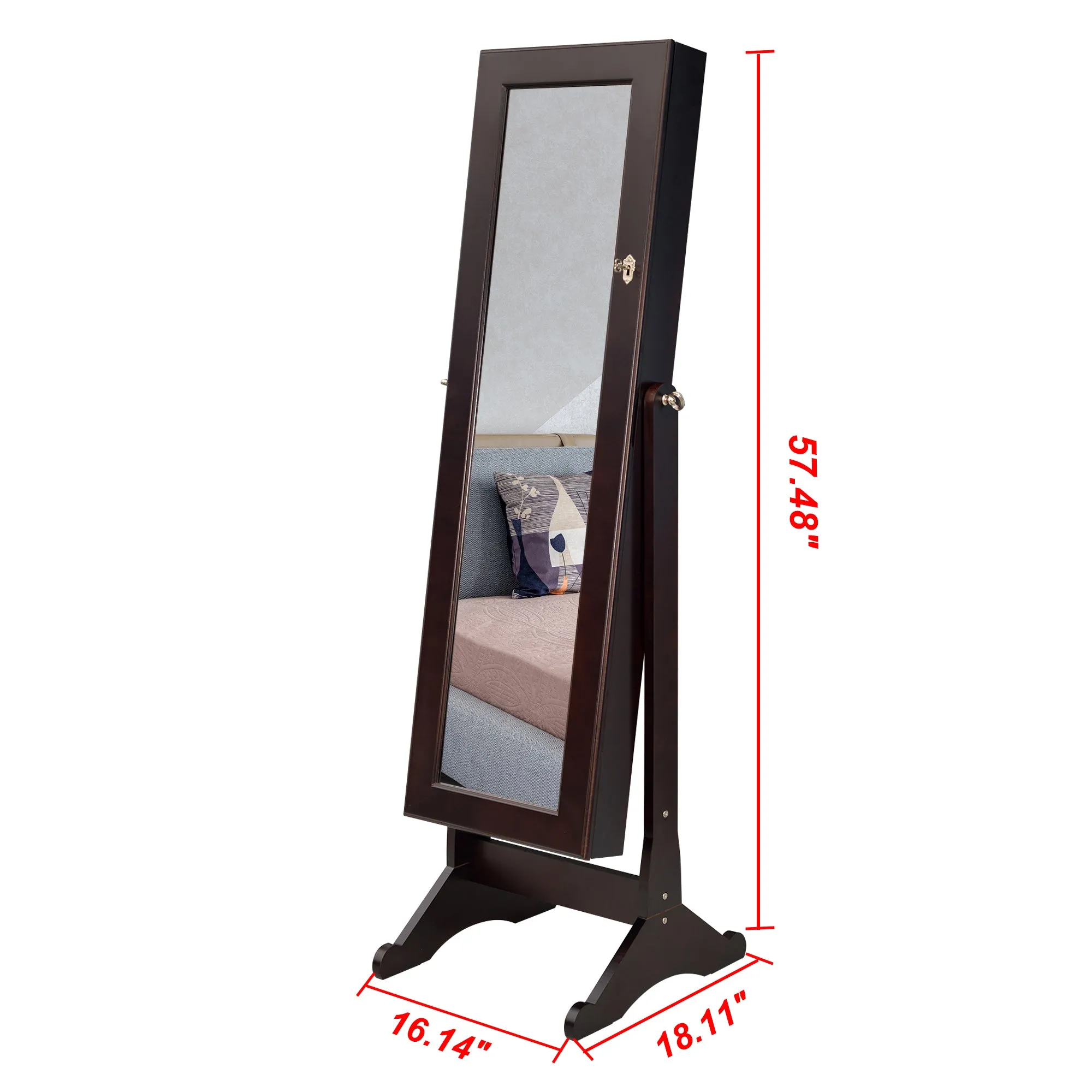EleganceGlow Jewelry Cabinet