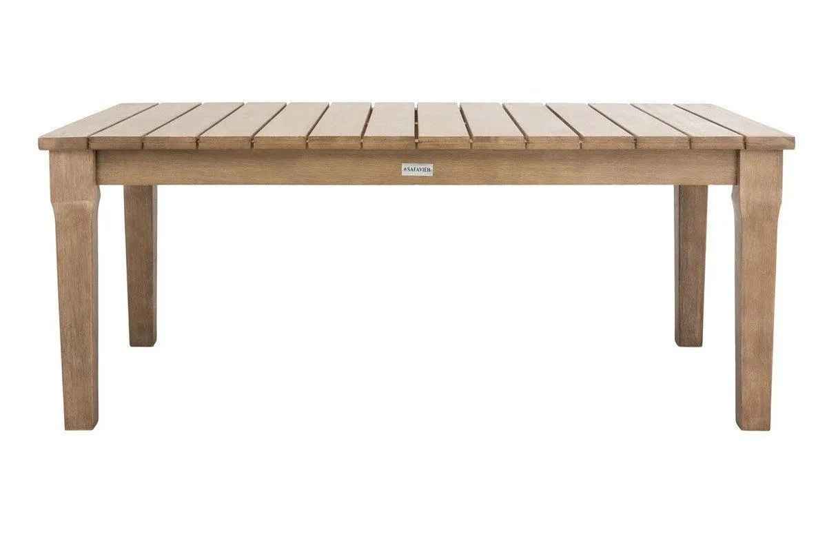 Eucalyptus Wood Patio Coffee Table