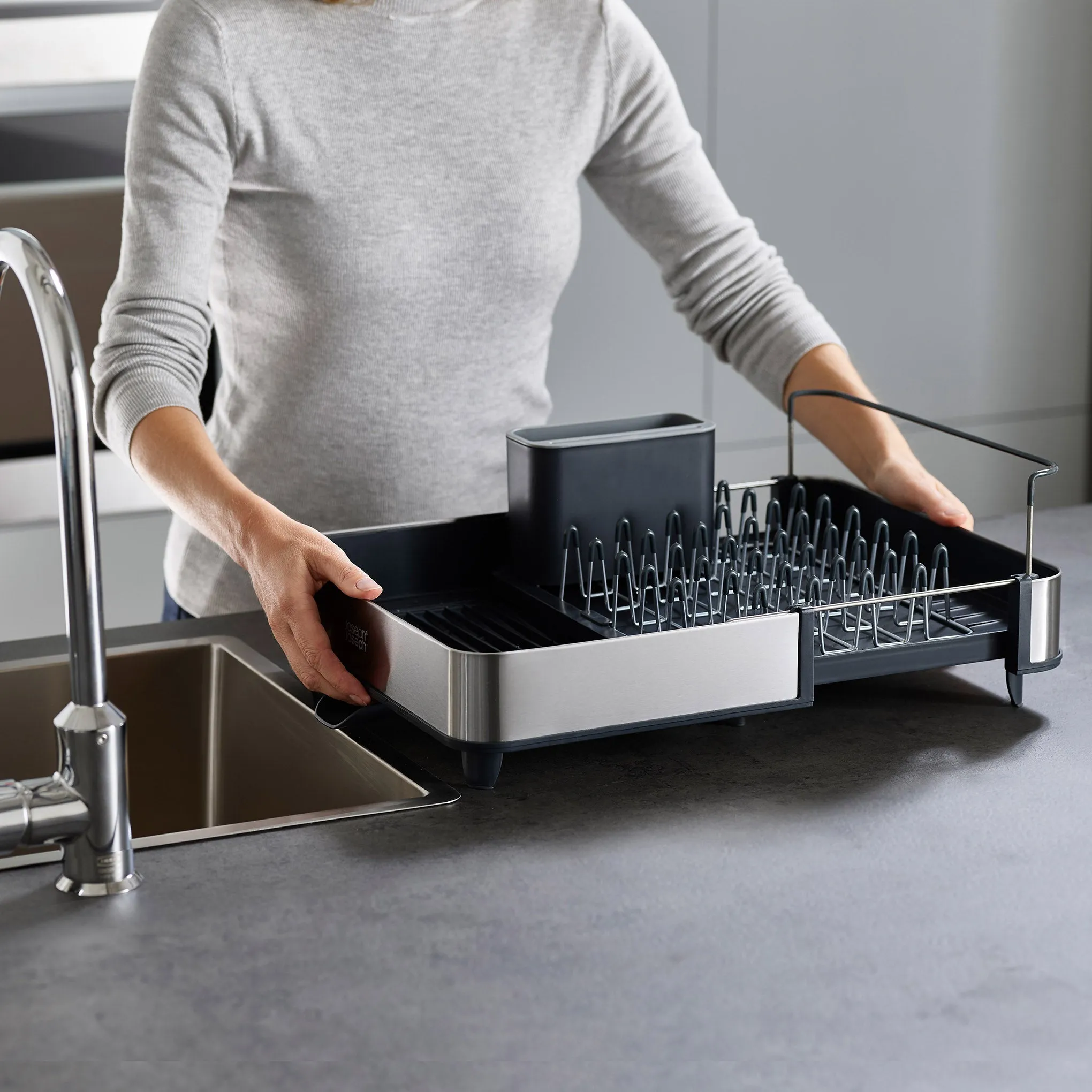 Expandable Steel Dish Rack