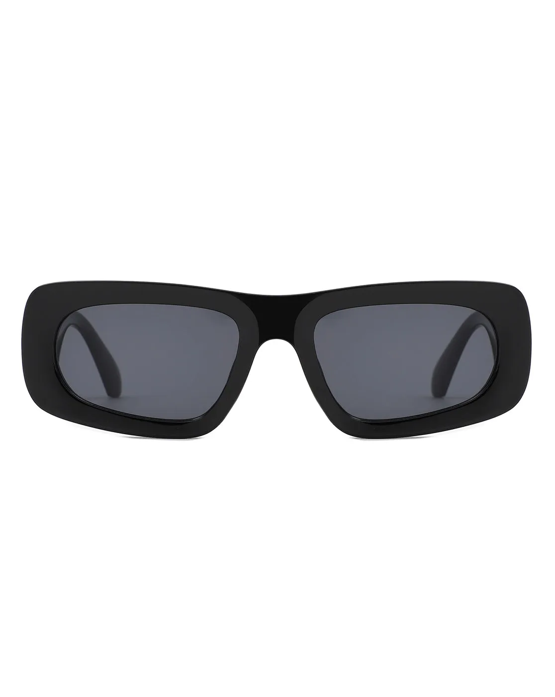 Faelon - Rectangle Retro Narrow Square Fashion Sunglasses