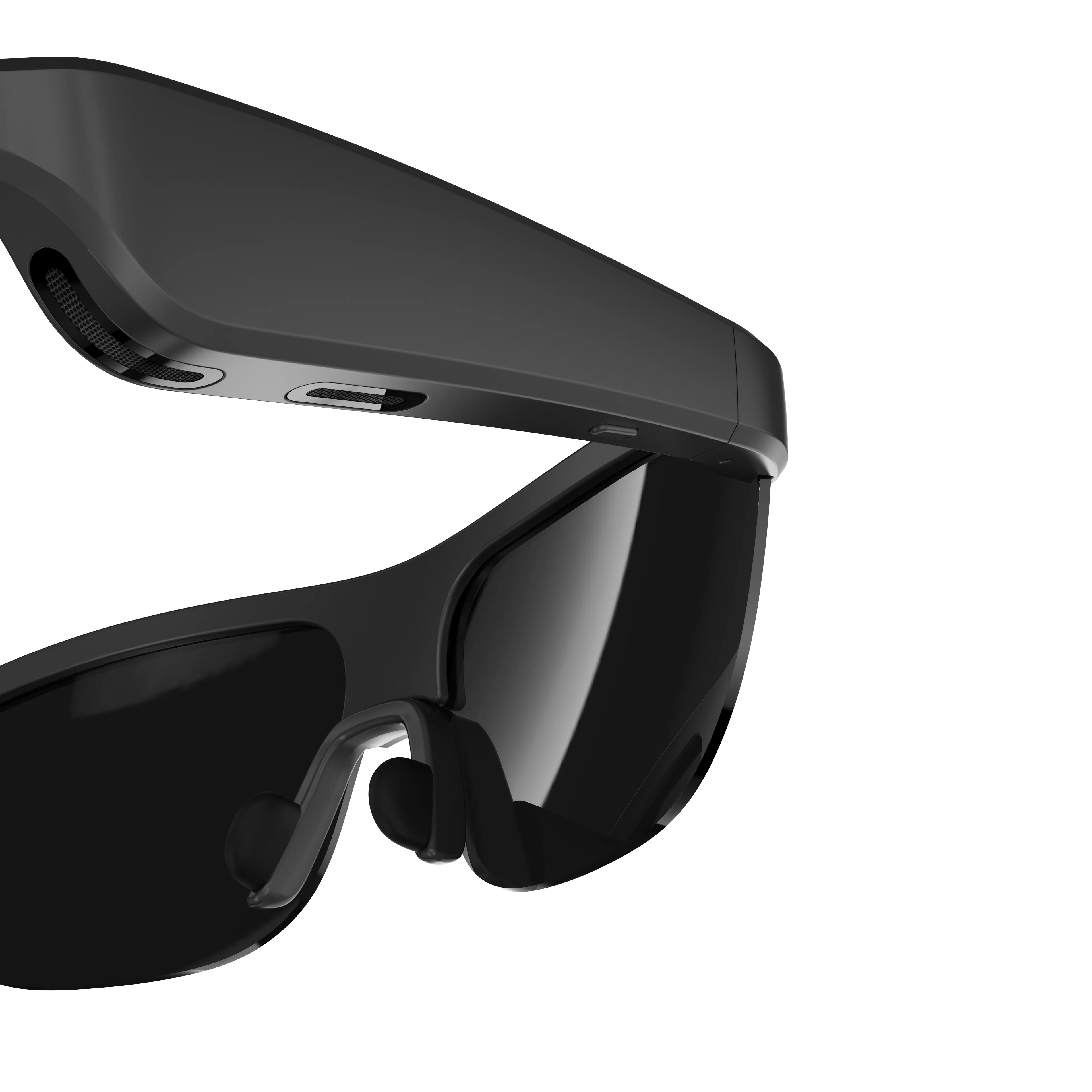 G02 Smart Glasses Polarized Sunglasses with Bluetooth Speaker,Athletic/Outdoor UV Protection and Voice Control for Phone