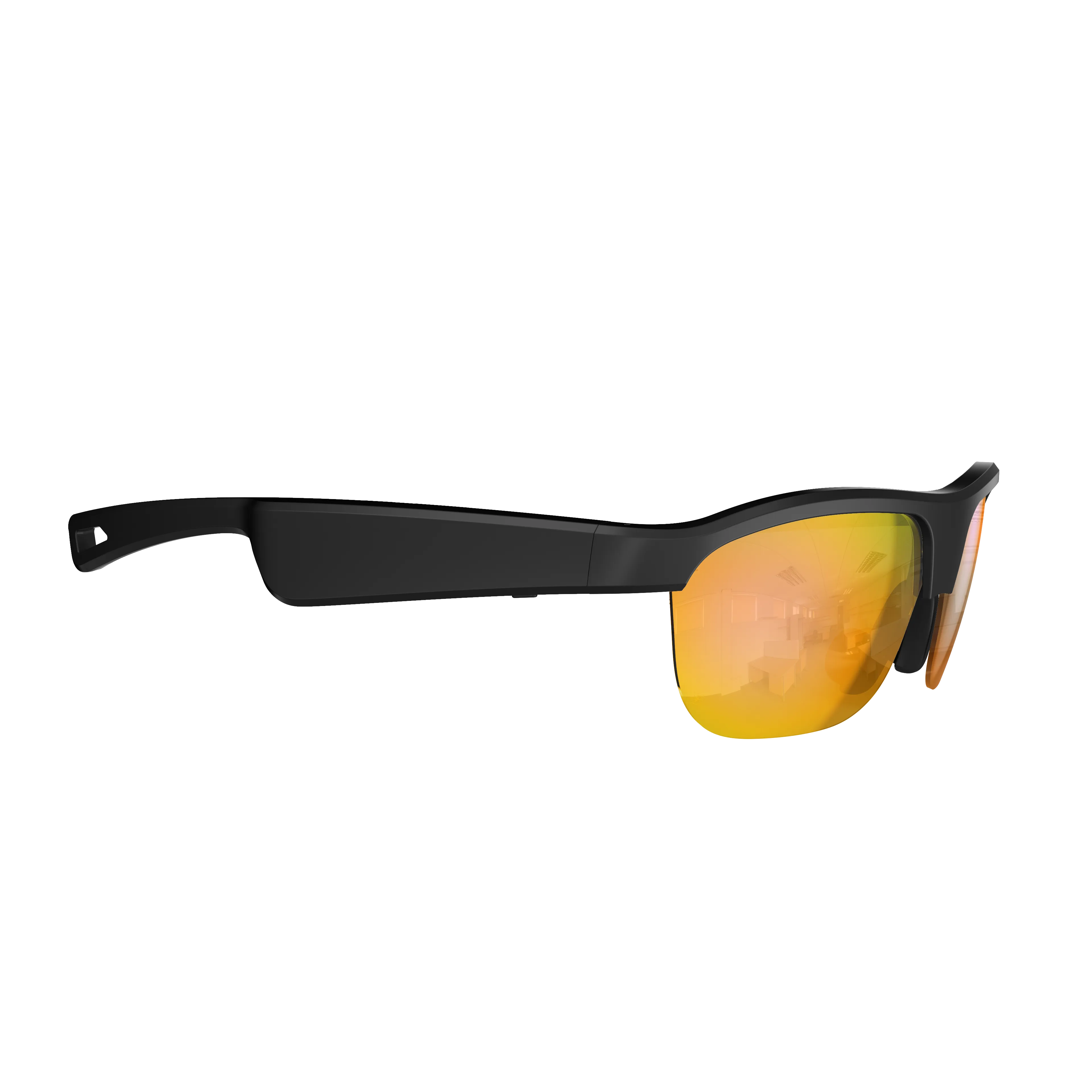 G02 Smart Glasses Polarized Sunglasses with Bluetooth Speaker,Athletic/Outdoor UV Protection and Voice Control for Phone