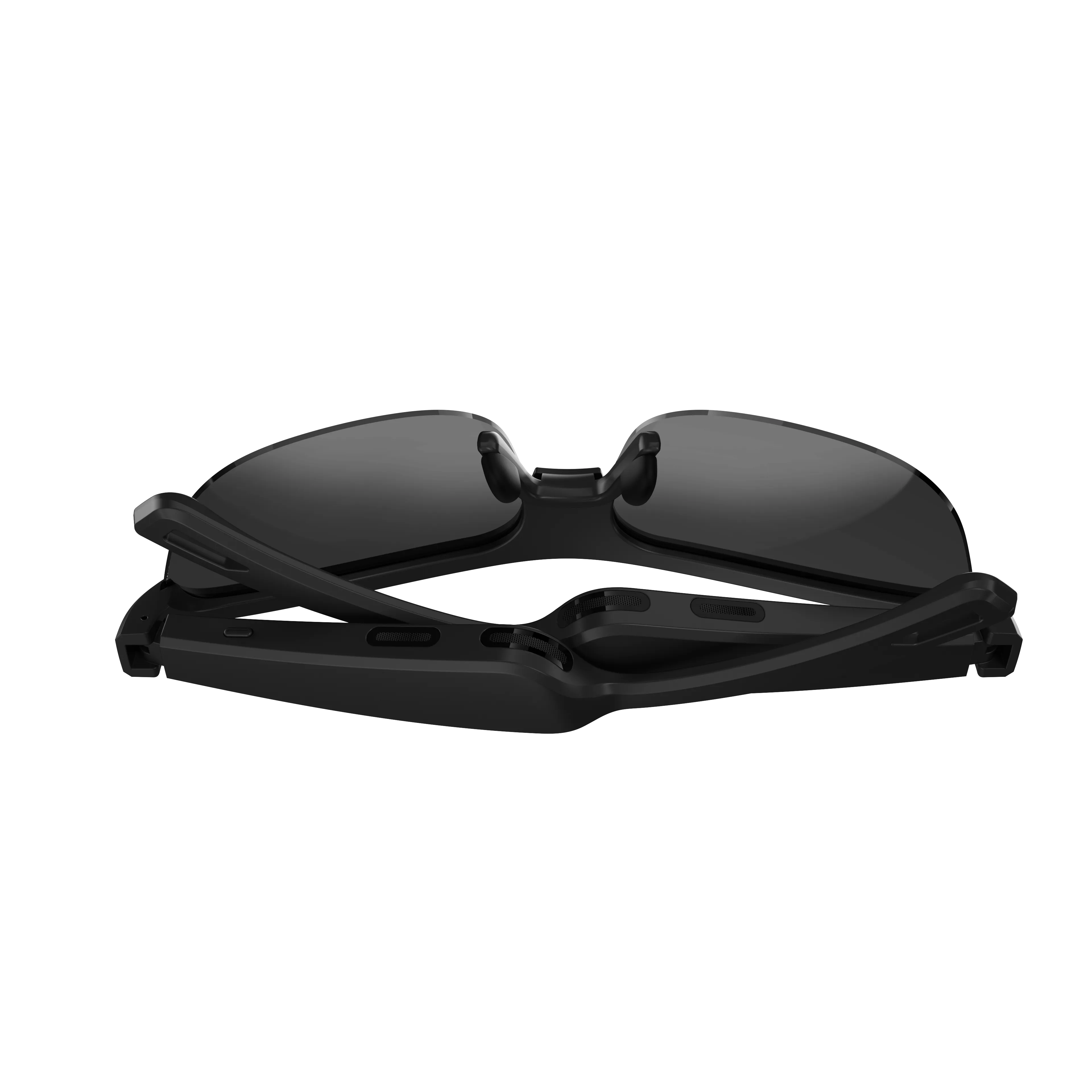 G02 Smart Glasses Polarized Sunglasses with Bluetooth Speaker,Athletic/Outdoor UV Protection and Voice Control for Phone